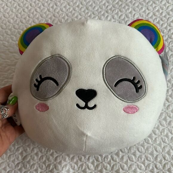 Panda Smooshie Squad Stuffie Rainbow - Picture 1 of 7